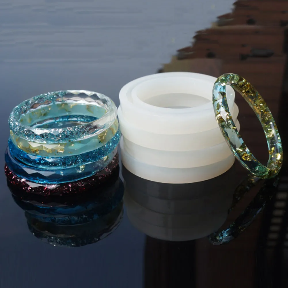 1 pcs 56mm Silicone Mold For Fine Bracelet Bangle Resin Mold Handmade DIY Resin Bangle