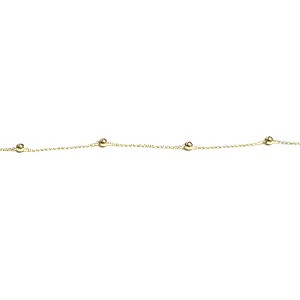 10K Yellow Gold Baby Beaded Bracelet