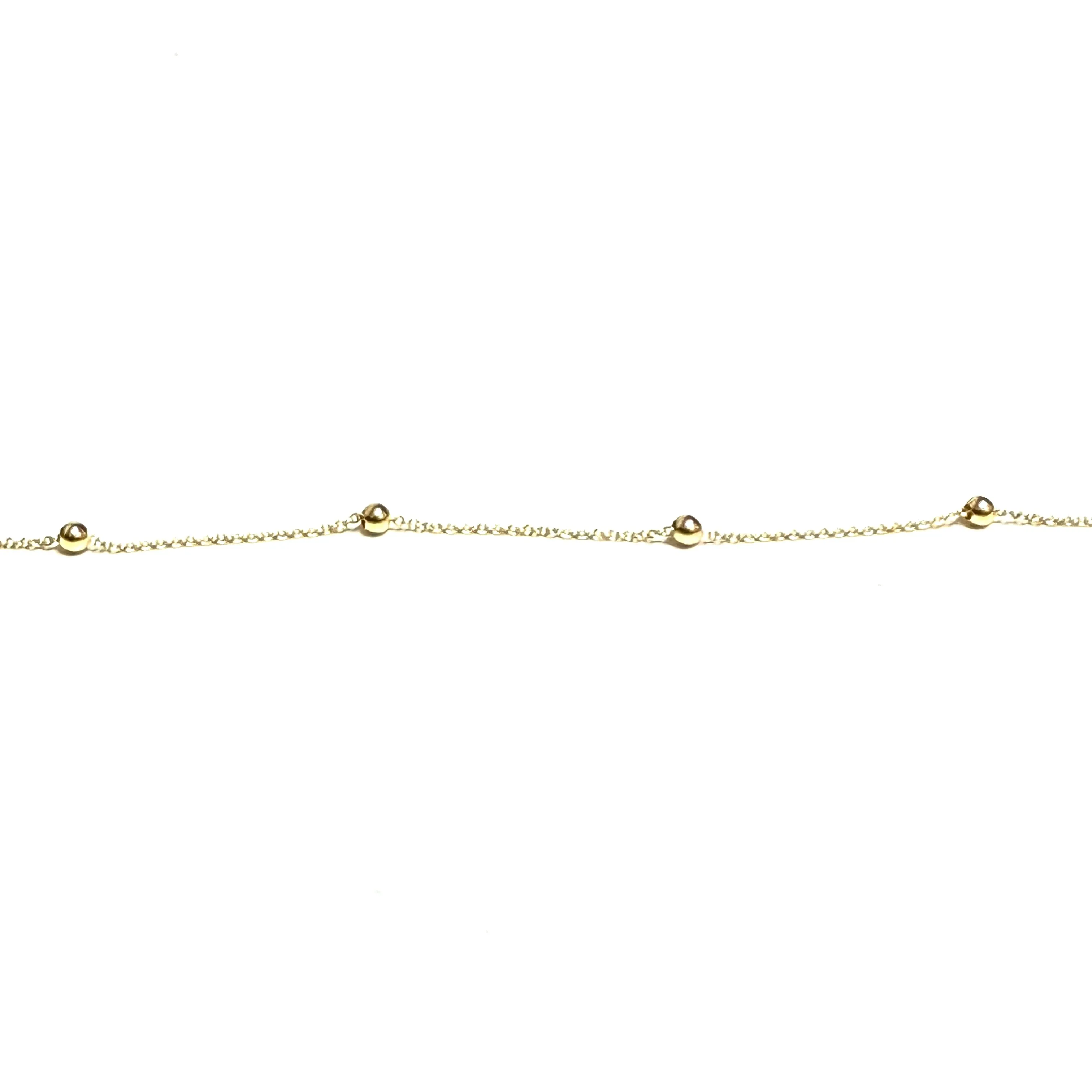 10K Yellow Gold Baby Beaded Bracelet