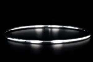 14K Gold Hollow Dainty Stackable Bangle