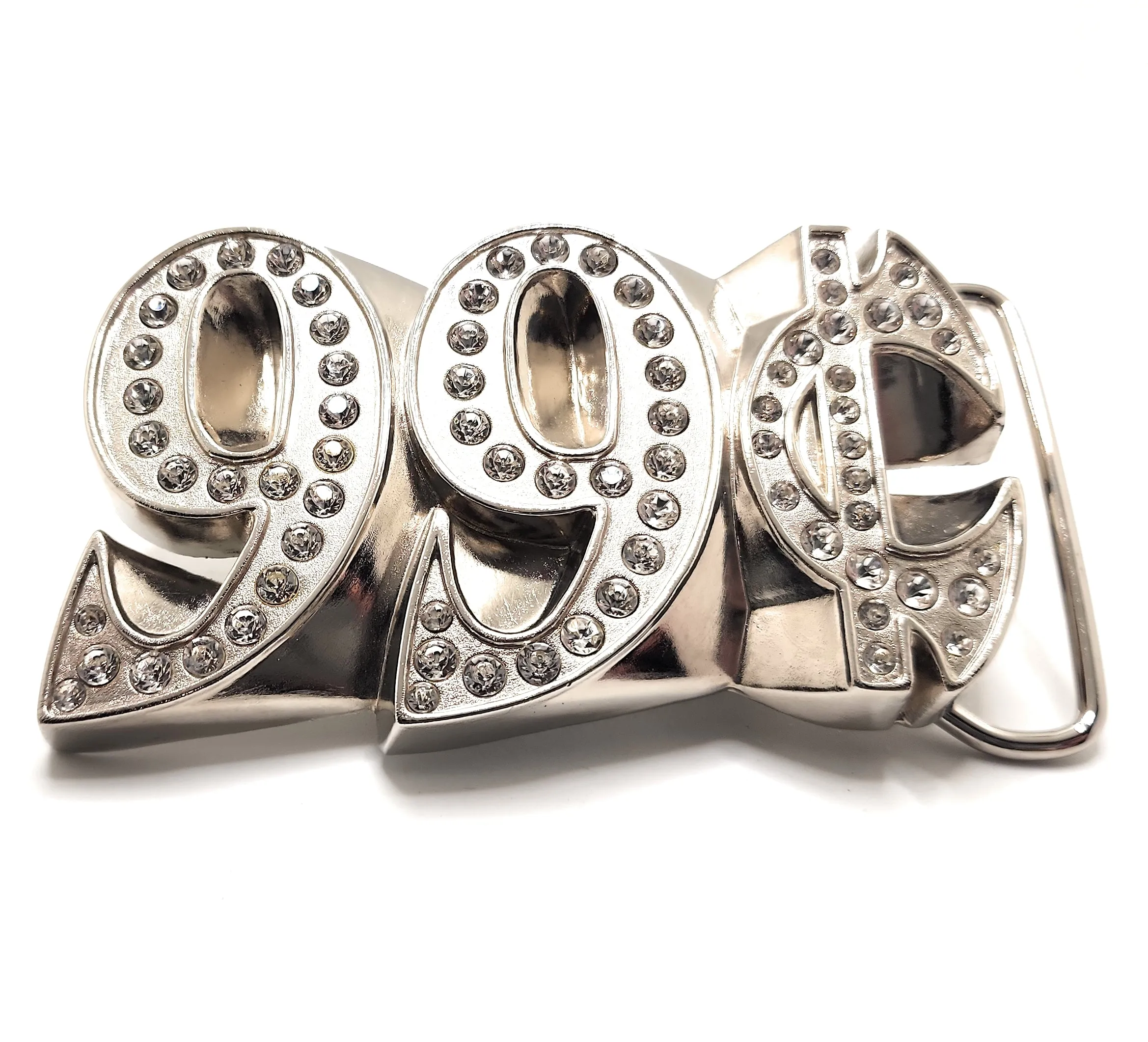 99¢ Rhinestone Belt Buckle Funny