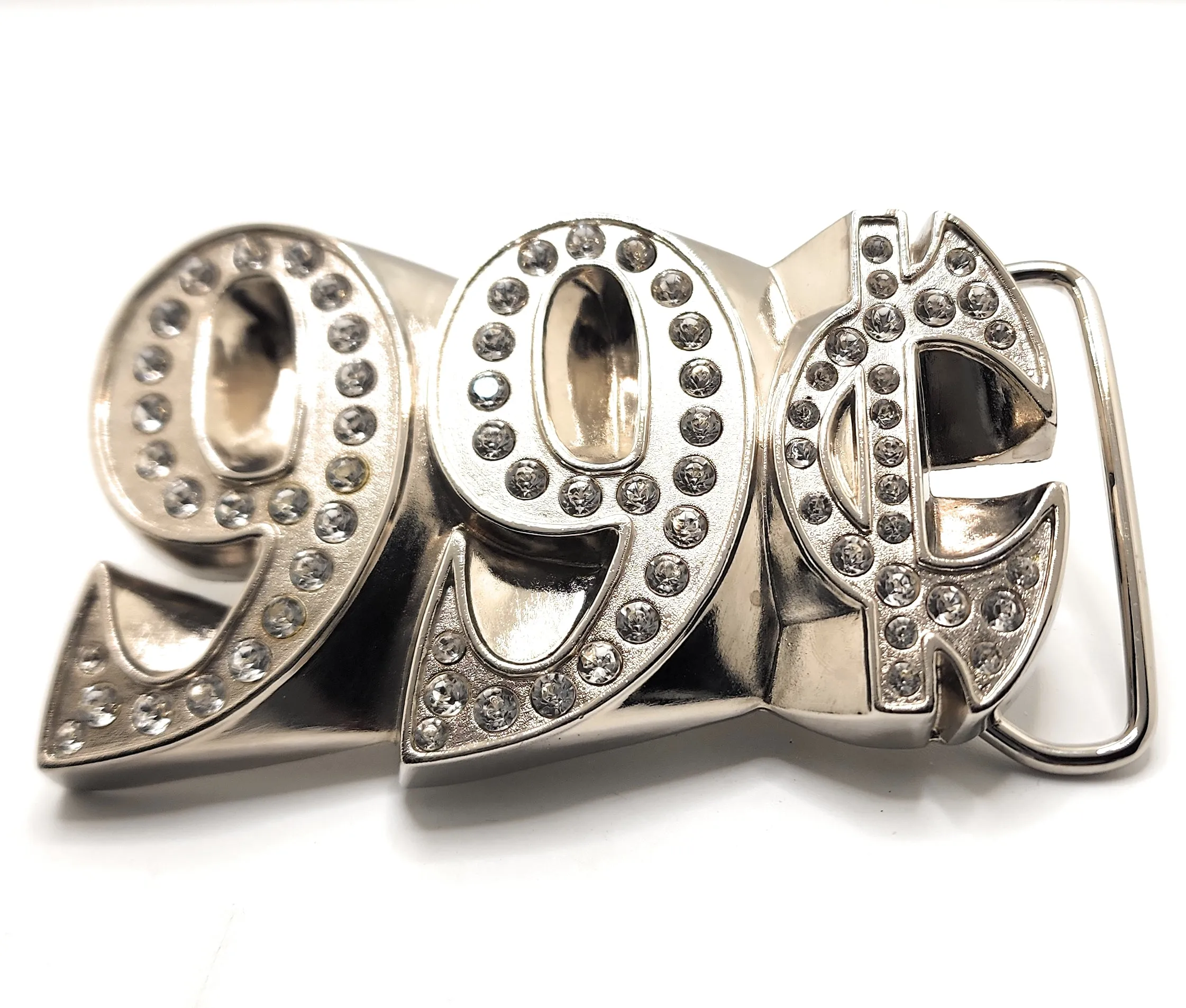 99¢ Rhinestone Belt Buckle Funny