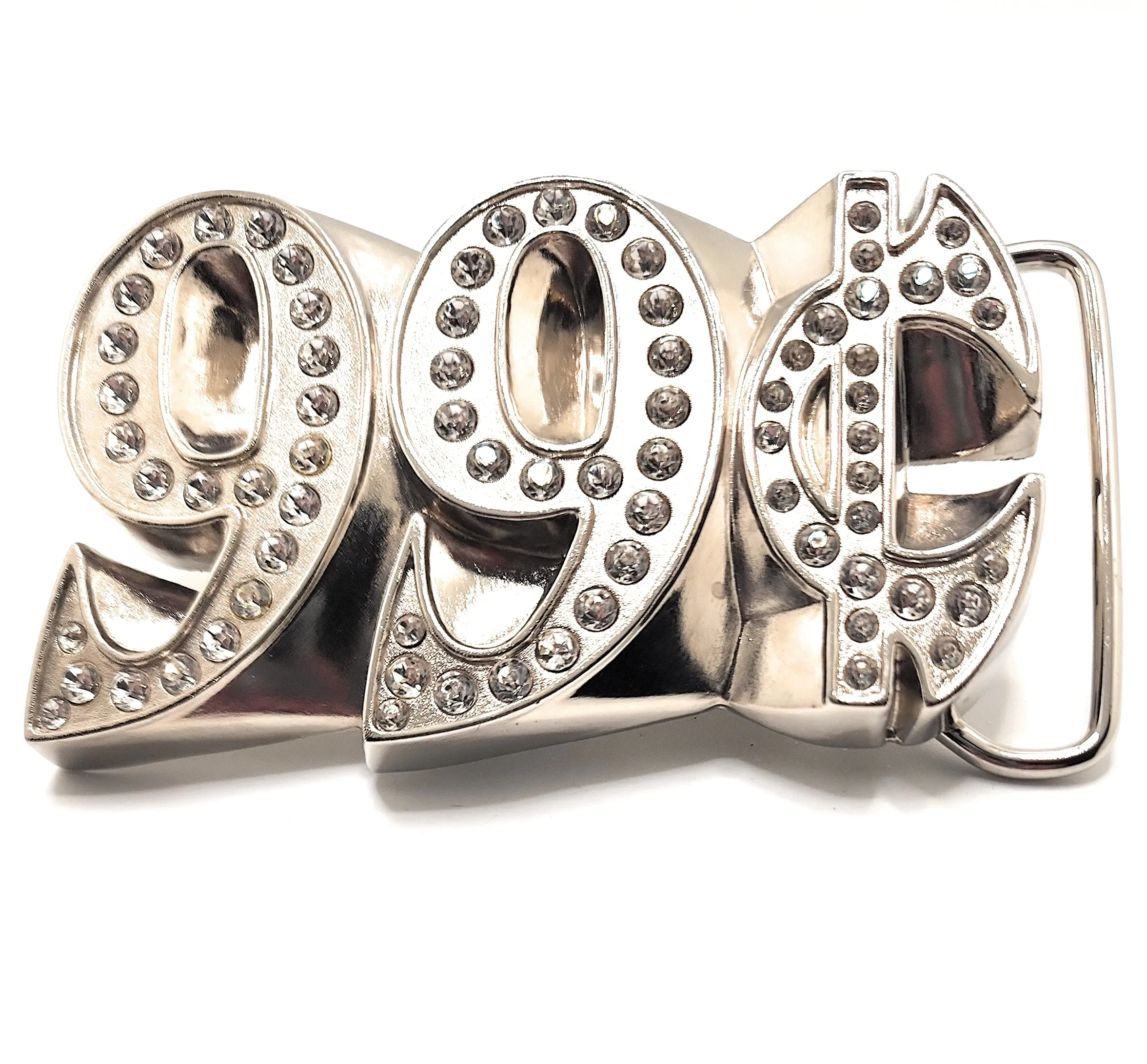 99¢ Rhinestone Belt Buckle Funny