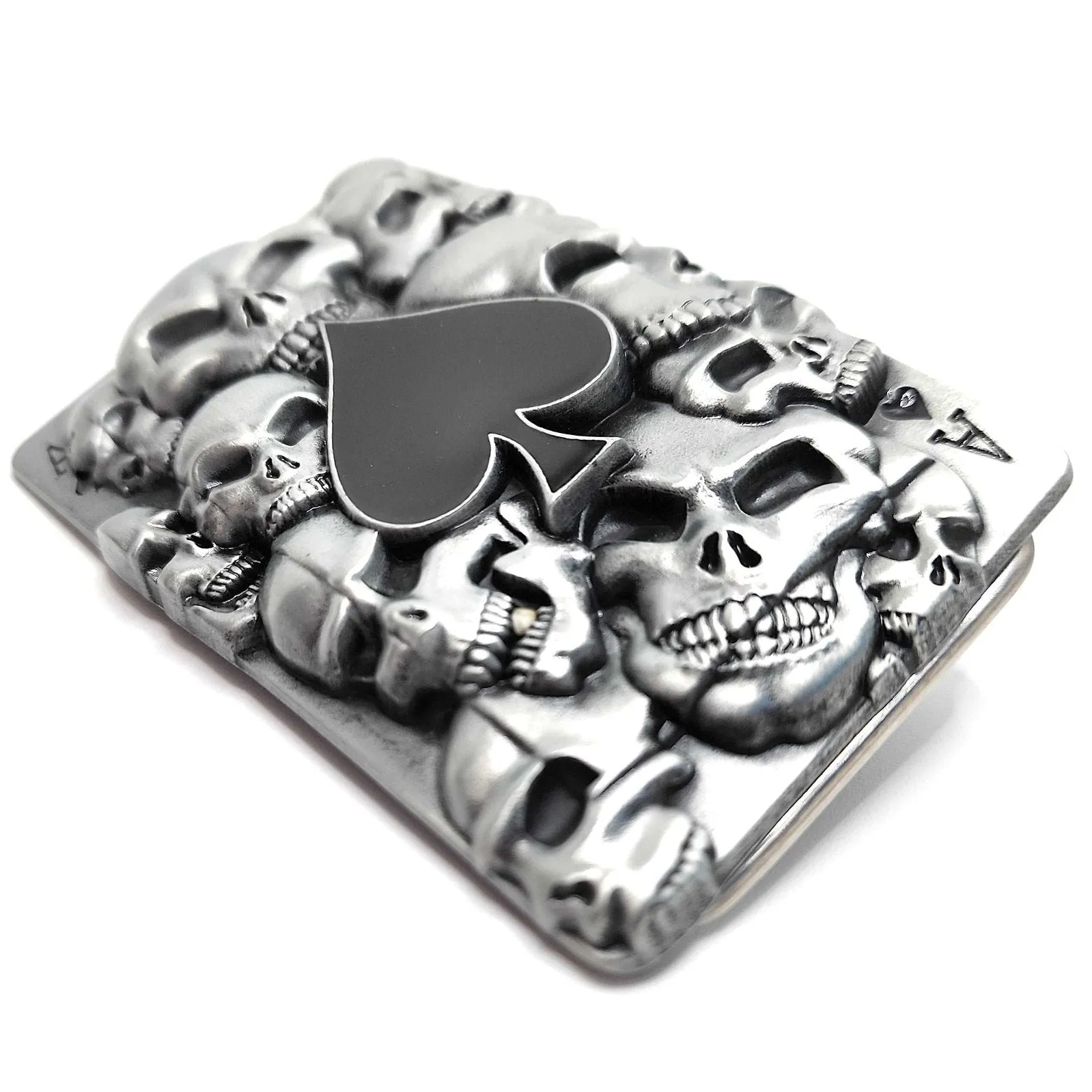 Ace of Skulls Pyramid Studded Leather Belt