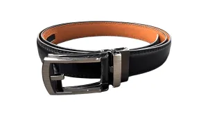 Adjustable Black Formal Dress Belt Fits - 28" to 44" Waist Size