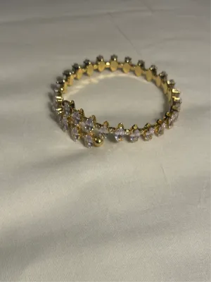 Adjustable Cuff Tennis Bracelet