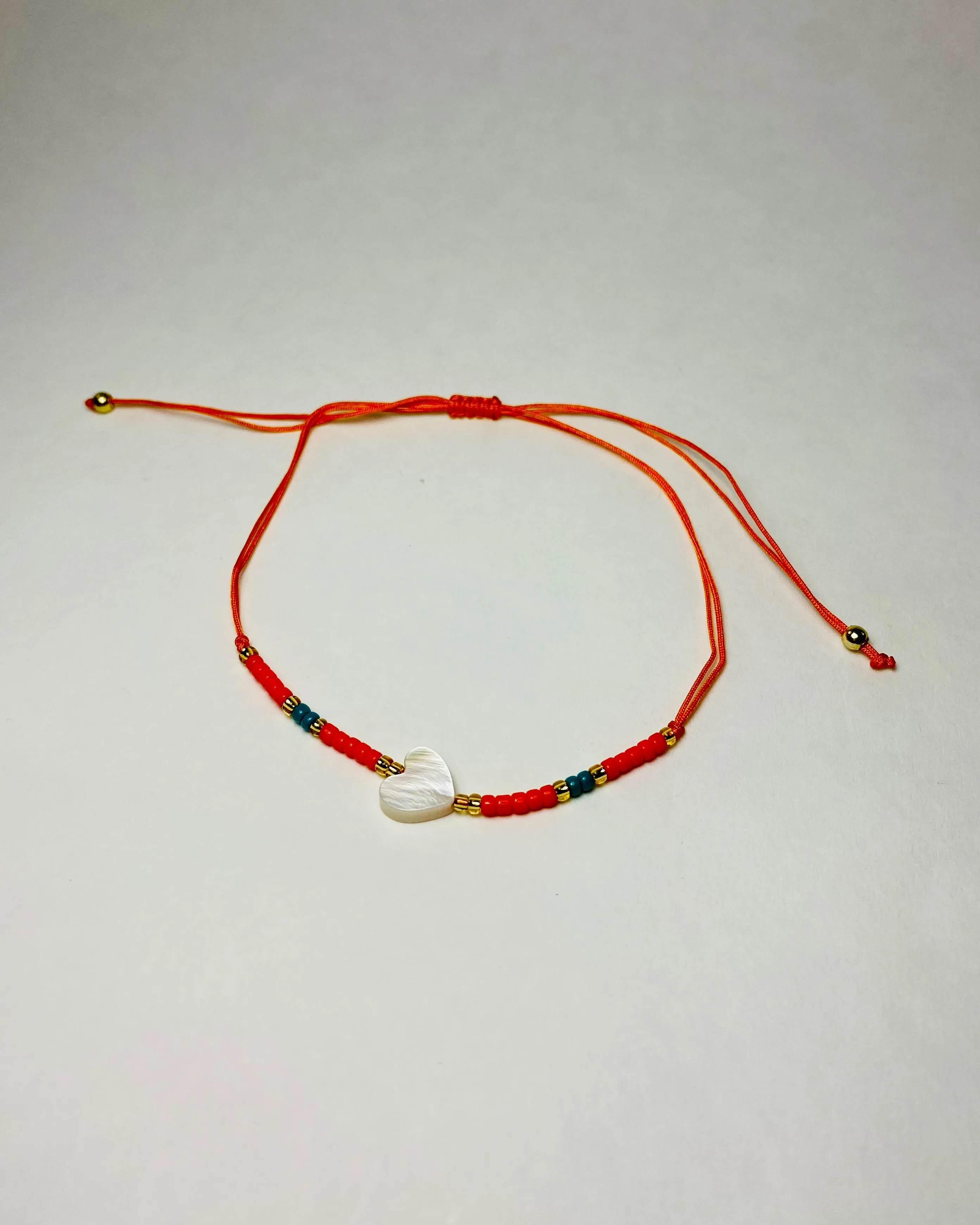 Adjustable Heart Bracelet