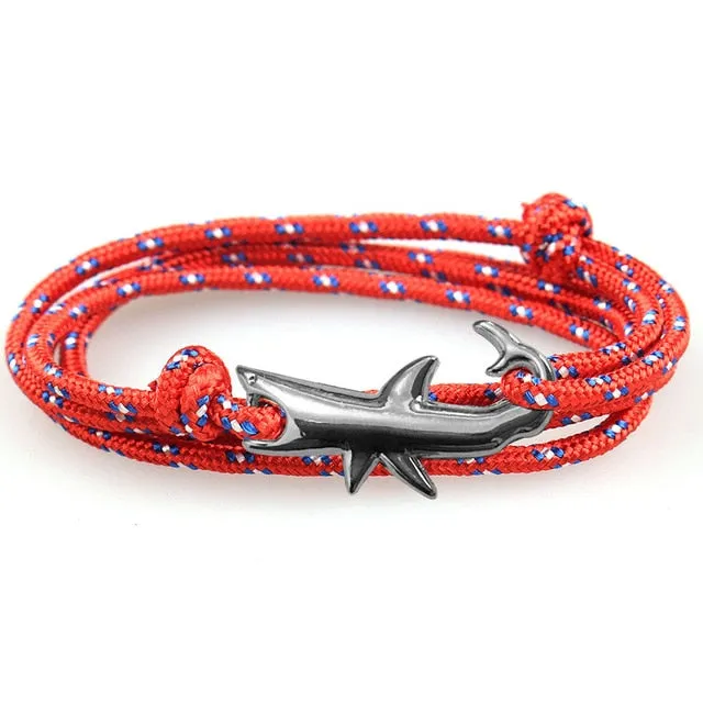 Adjustable Scuba Shark Bracelets - Multiple Colours