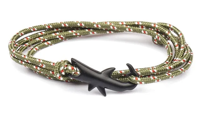 Adjustable Scuba Shark Bracelets - Multiple Colours