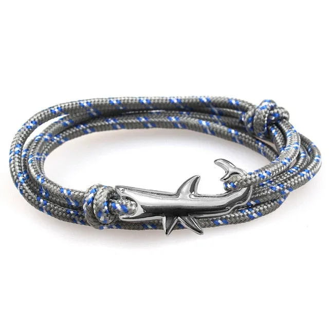 Adjustable Scuba Shark Bracelets - Multiple Colours