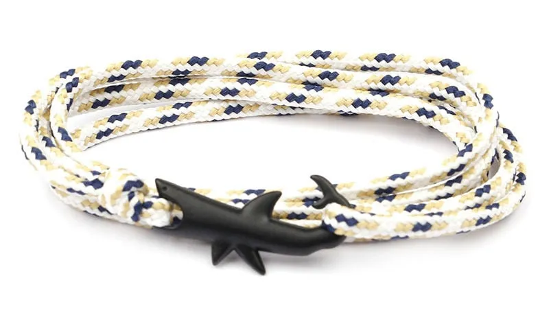 Adjustable Scuba Shark Bracelets - Multiple Colours