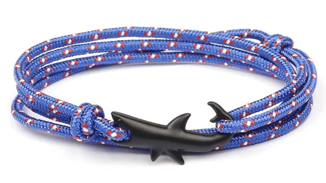 Adjustable Scuba Shark Bracelets - Multiple Colours