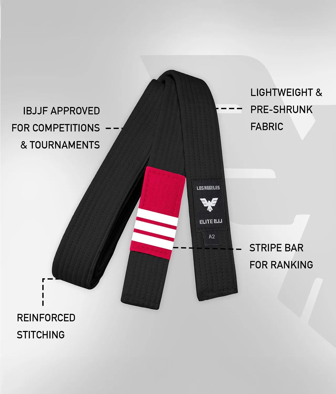 Adults' Brazilian Jiu Jitsu BJJ Black Belt