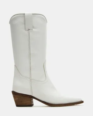 ALBANY WHITE LEATHER