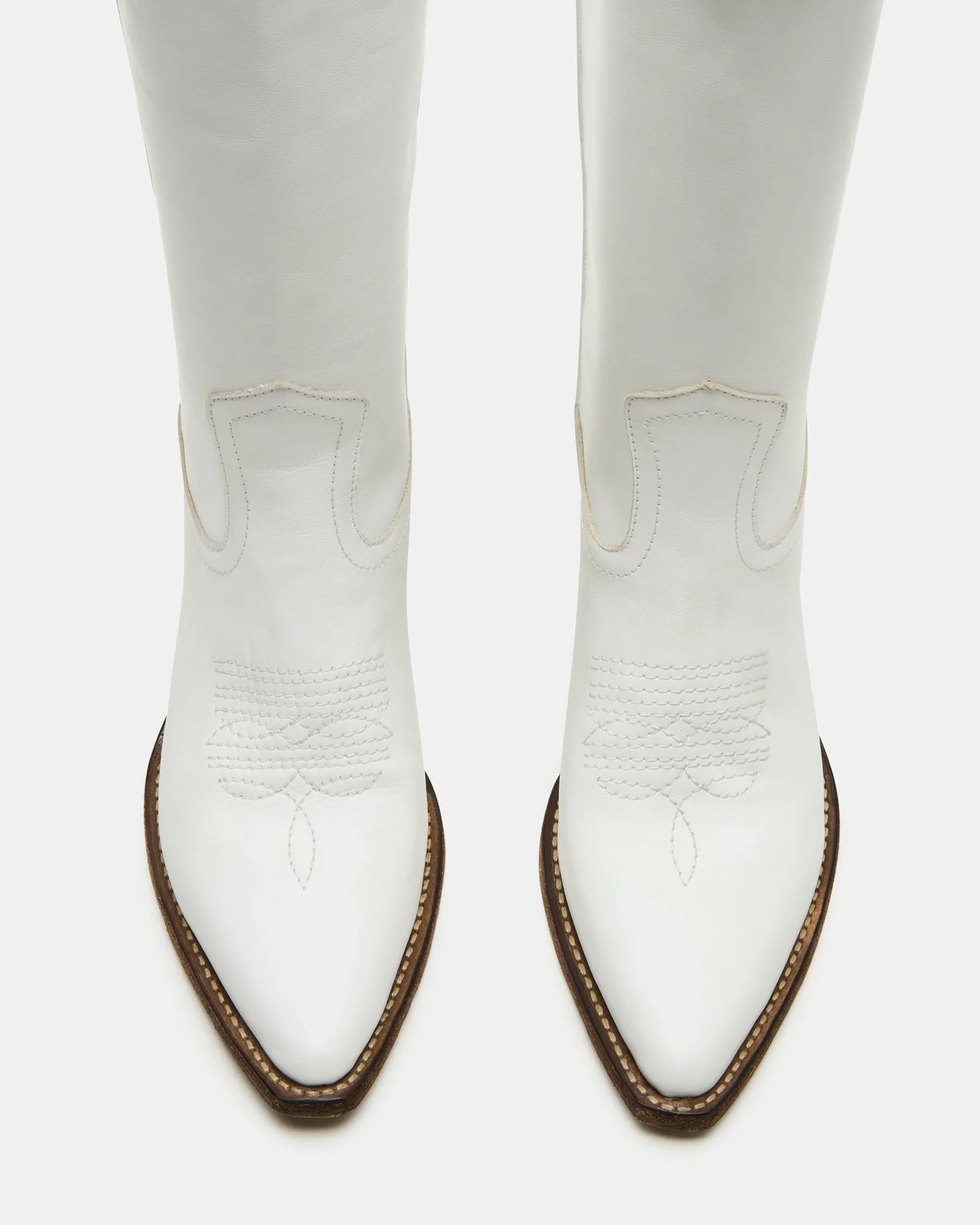 ALBANY WHITE LEATHER