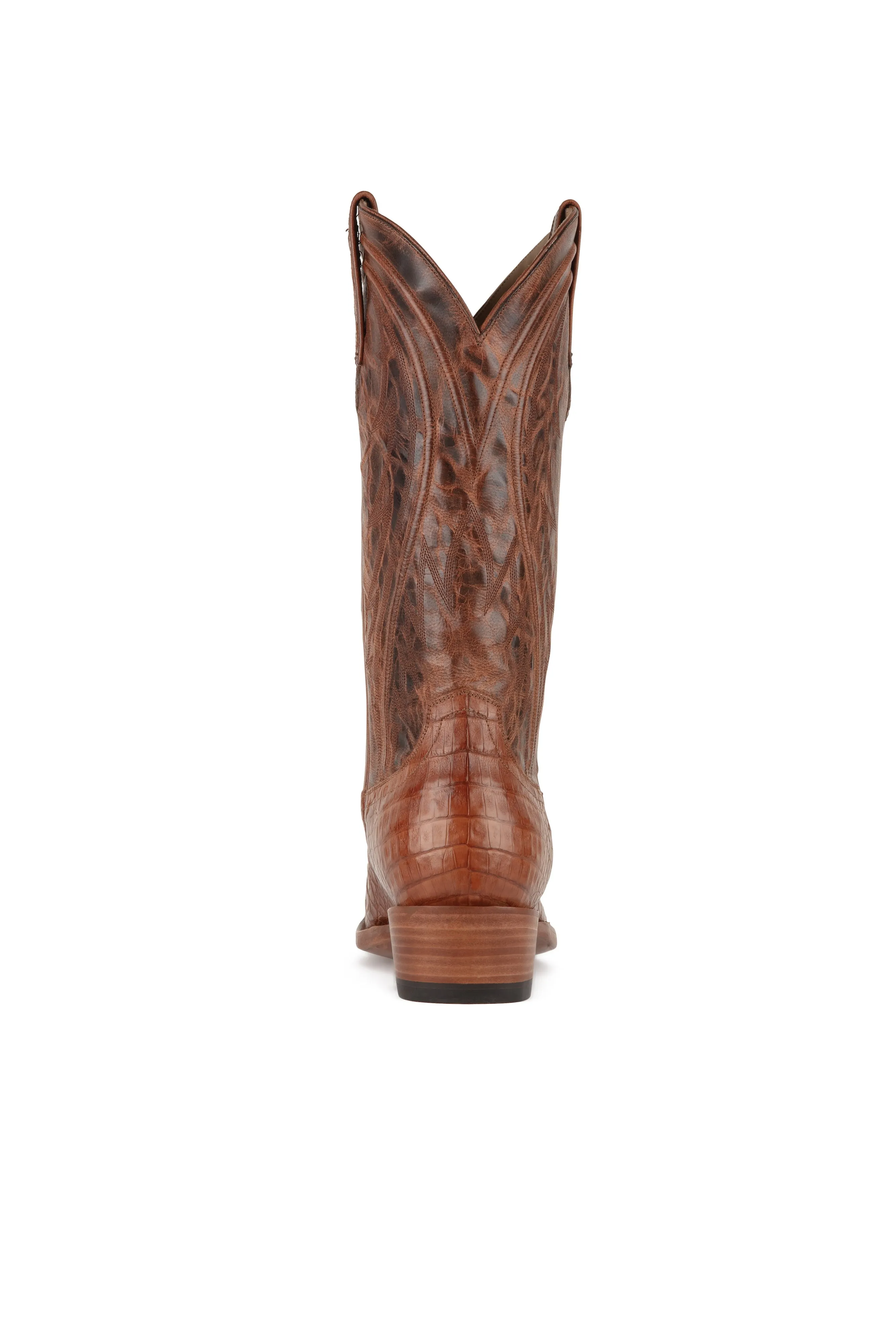 Allens Brand - James - Cutter Toe - Cognac Caiman