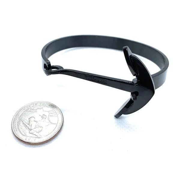 Anchor Bangle Bracelet (2 Color Options)
