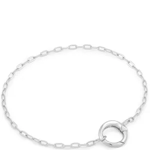 Ania Haie Pop Charms Silver Mini Link Chain Charm Connector Bracelet