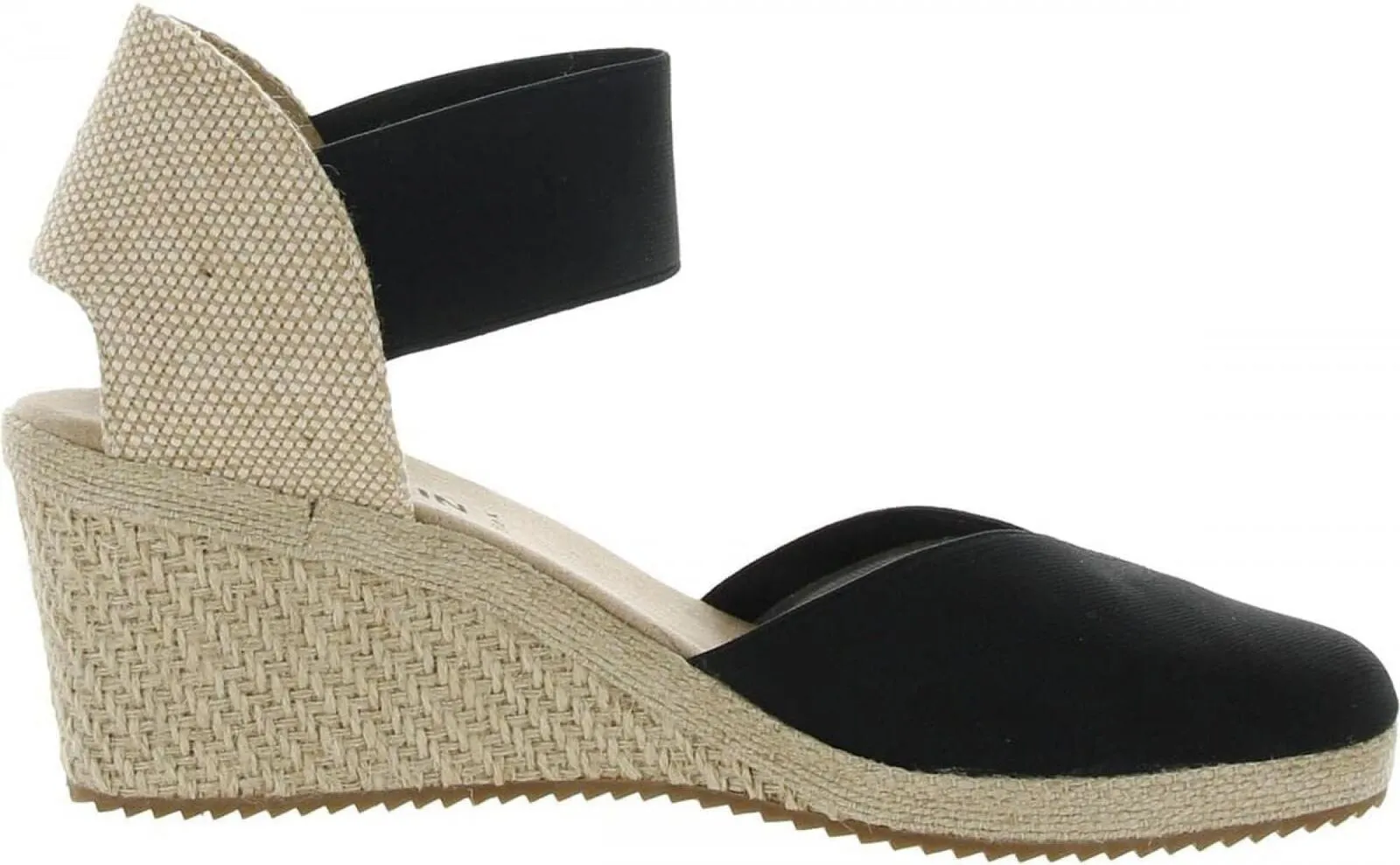 Anne Klein Women's Zoey Wedge Sandal ZOEY01F9 Black 8.5M