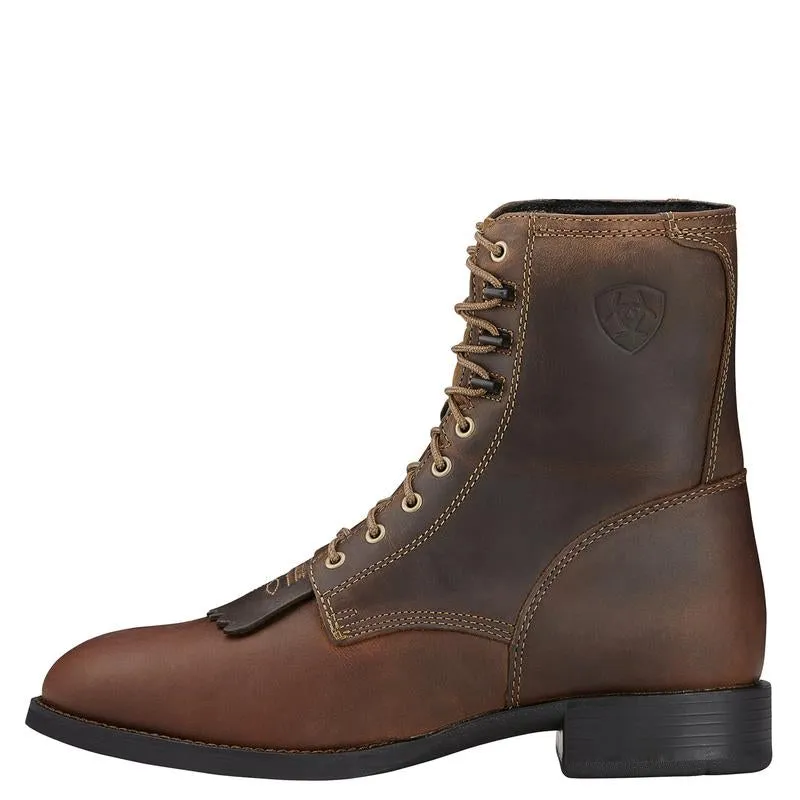 Ariat Heritage Mens Lacer Distressed Brown Boots