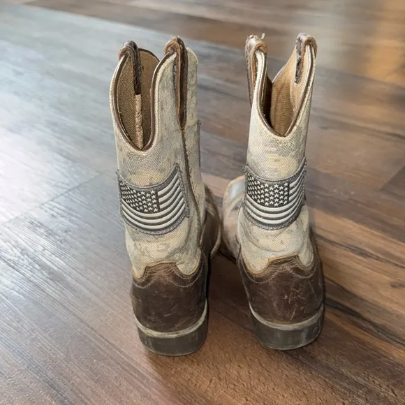 Ariat Patriot Western Boots Youth Size 13