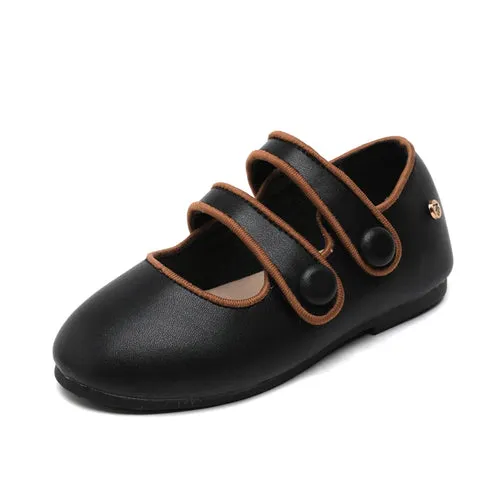 AS New Kids Shoes Children Leather Shoes Baby Girls Shoes Toddler