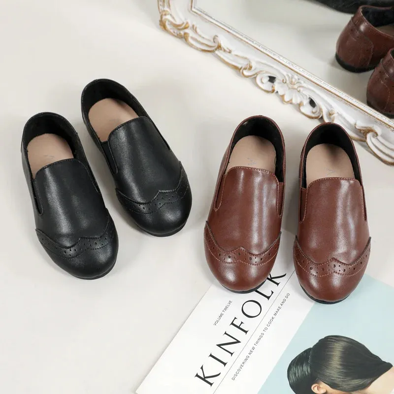 AS New Kids Shoes Children Leather Shoes Baby Girls Shoes Toddler
