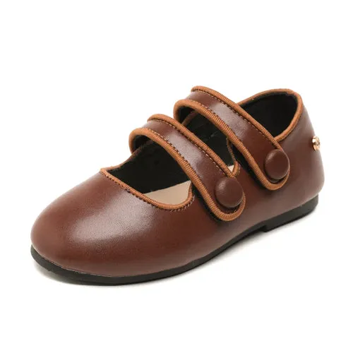 AS New Kids Shoes Children Leather Shoes Baby Girls Shoes Toddler