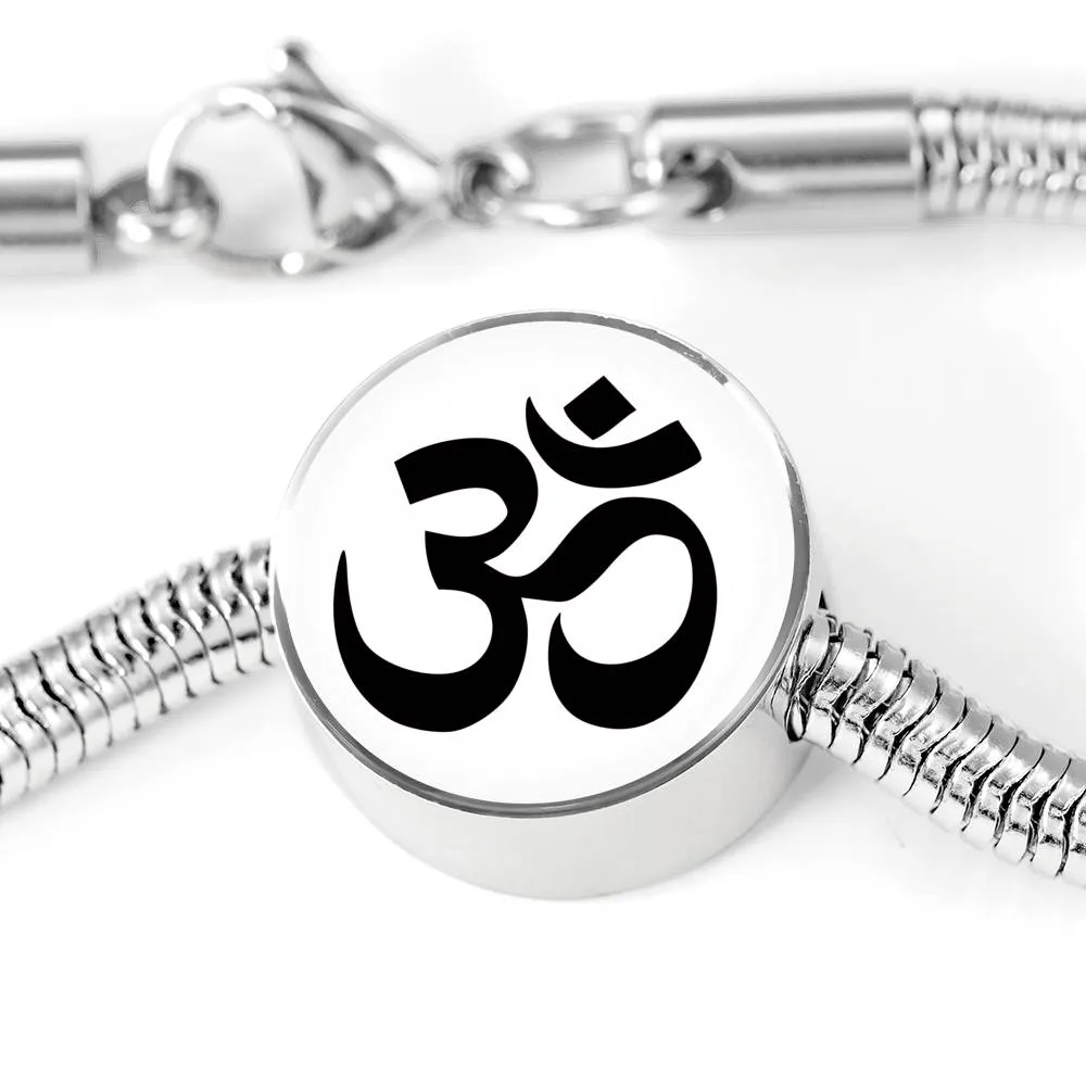 Aum Charm & Bracelet