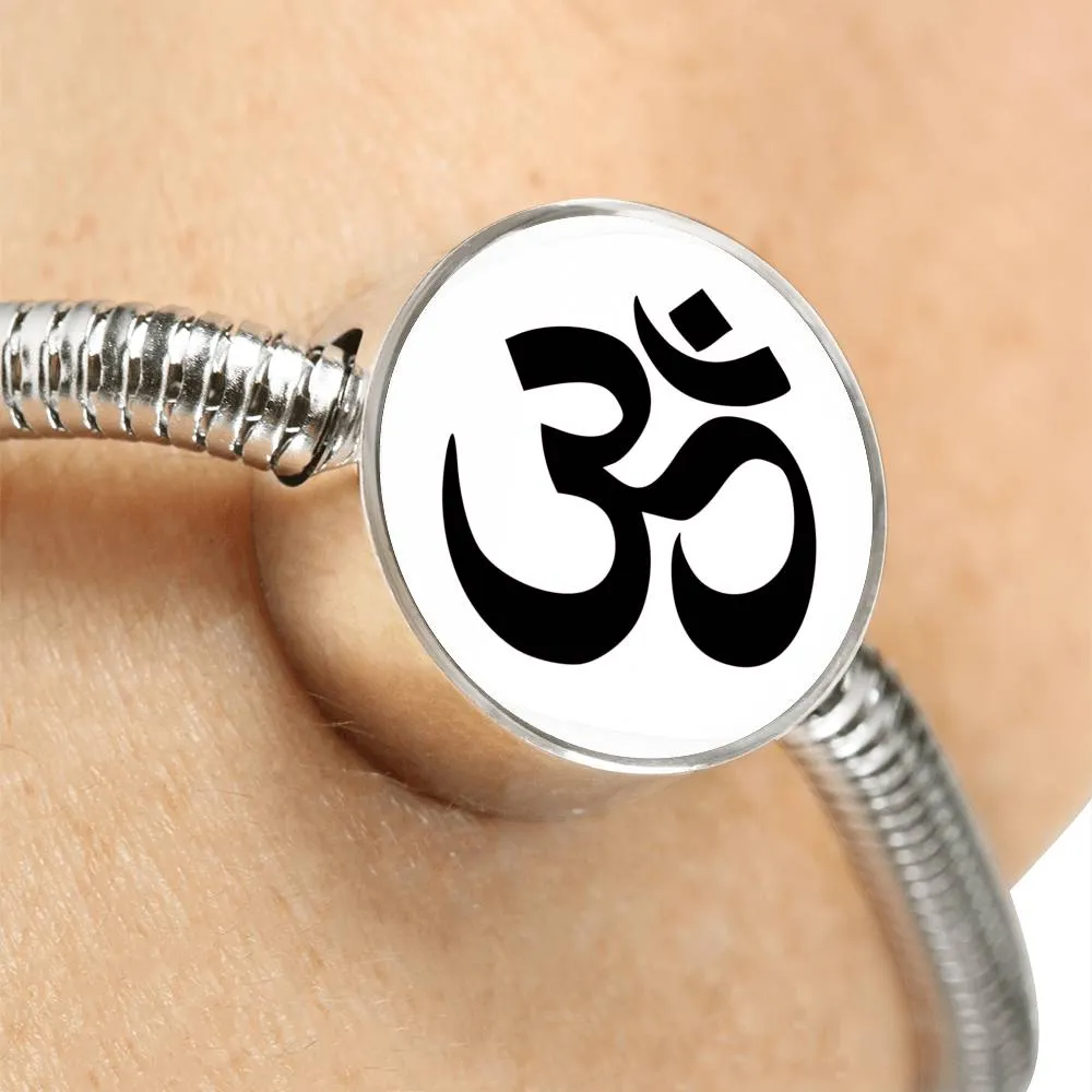 Aum Charm & Bracelet