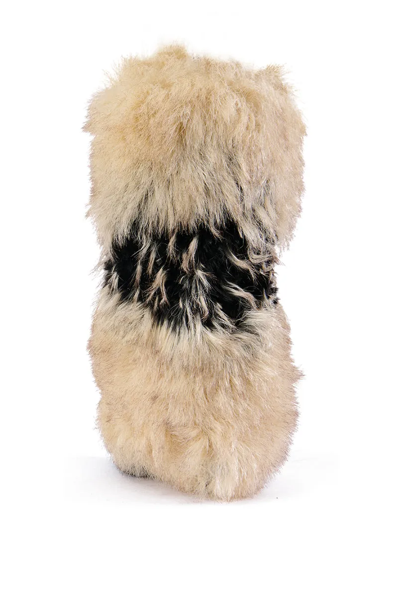 AZALEA WANG EKKO MULTI FUR STILETTO BOOT