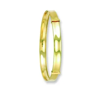 Baby Bangle:  9k Gold Self-Expanding Baby Bangles with Gift Box Age 3 months - 2 - 3 