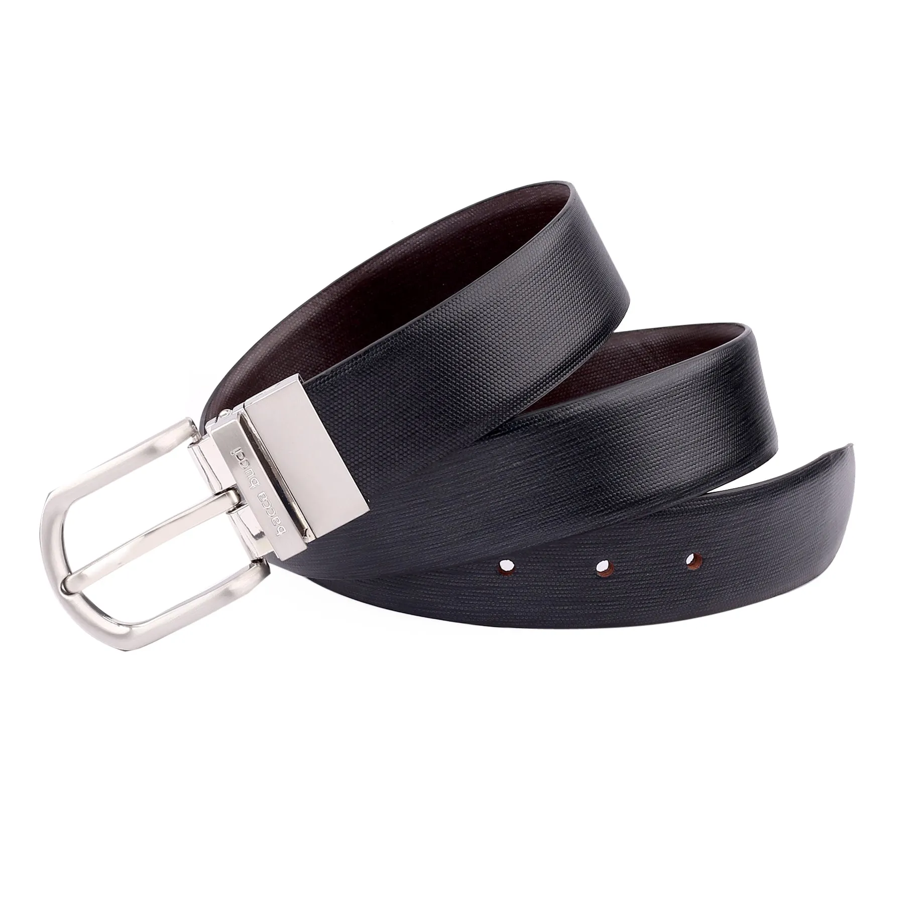 Bacca Bucci Auto reversible dress belt with Genuine Leather