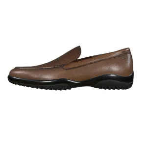 Bally Mens Mils Coffee Leather Loafers