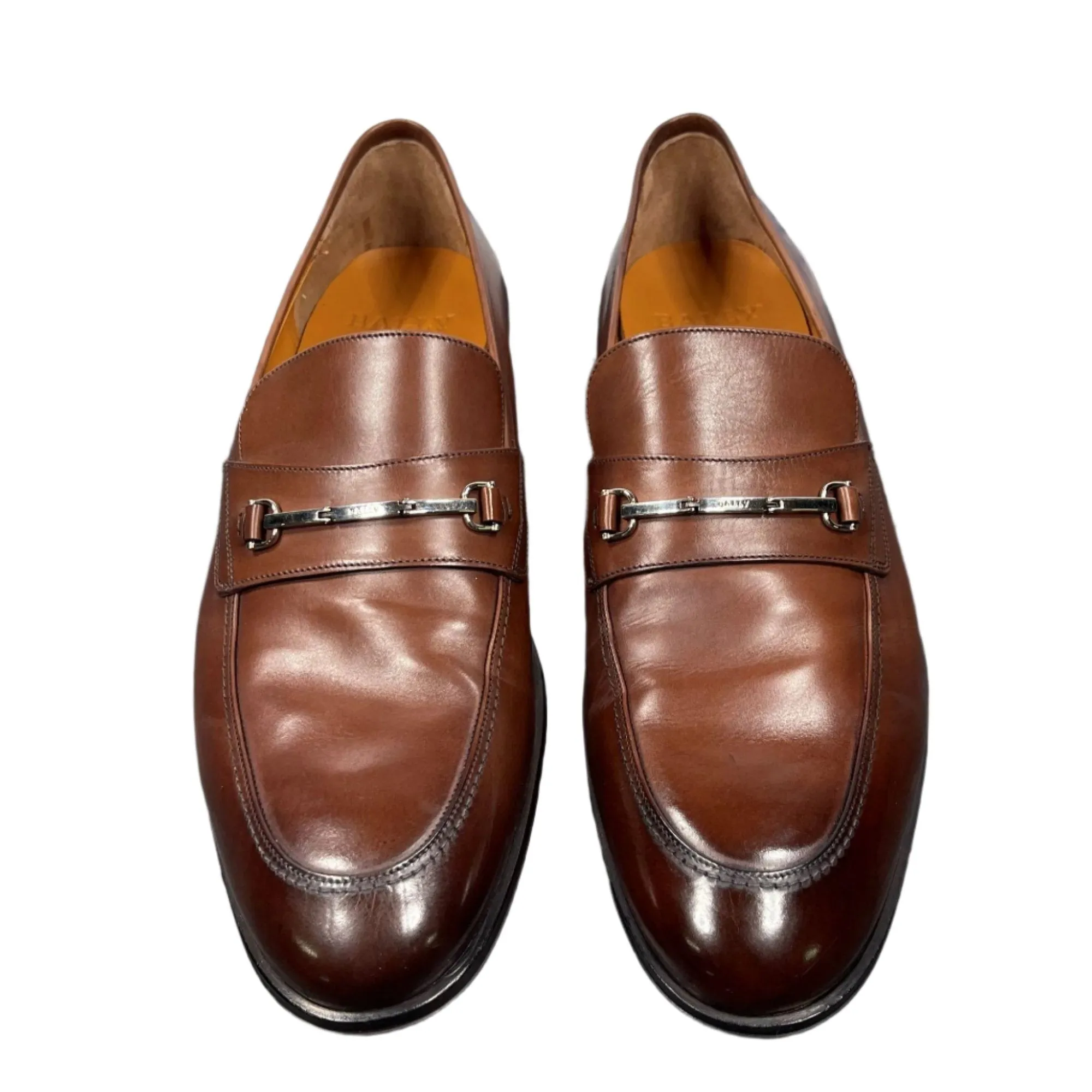 Bally Mens Werton Coconut Leather Loafers