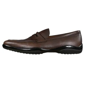 Bally Micson Coffee Leather Loafers