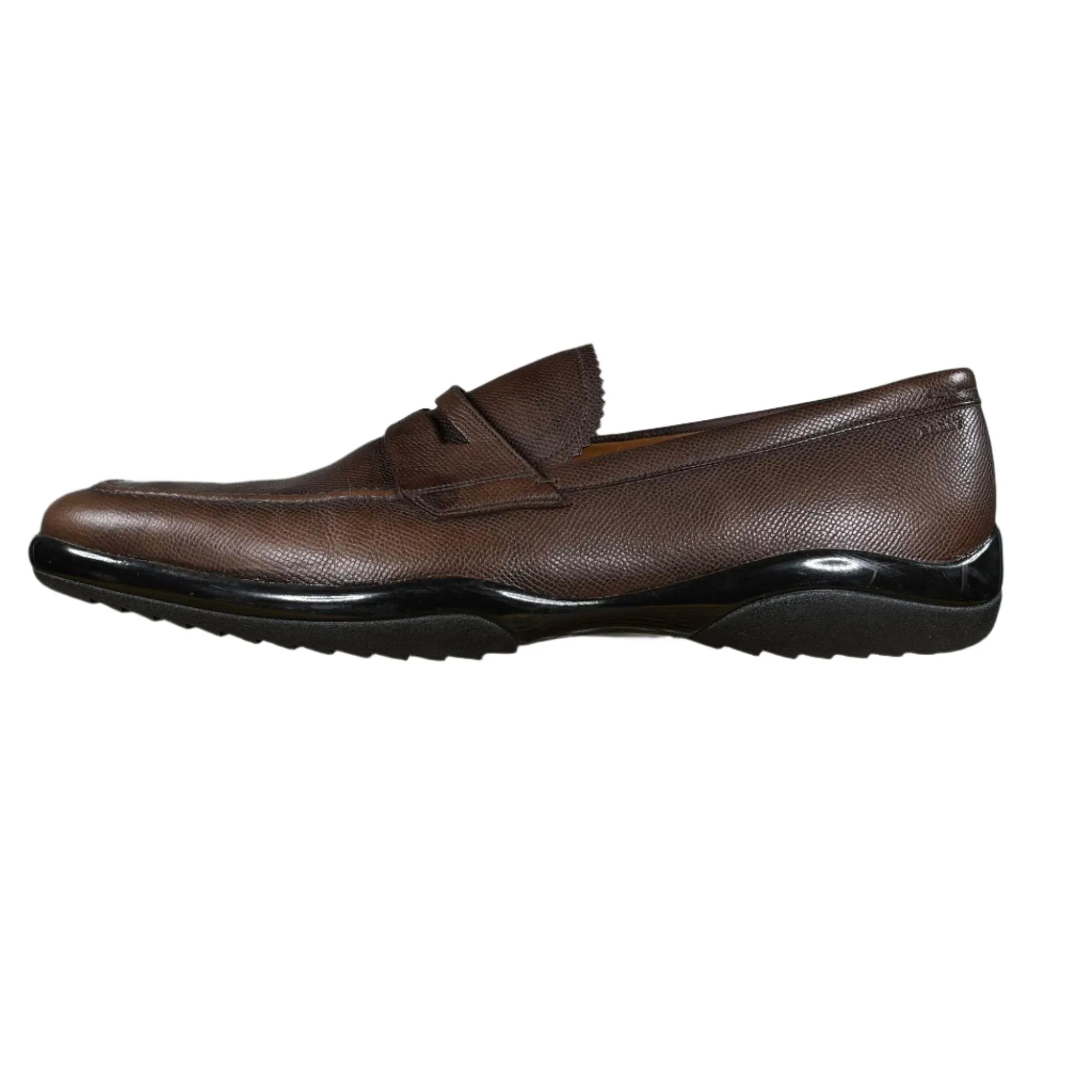 Bally Micson Coffee Leather Loafers
