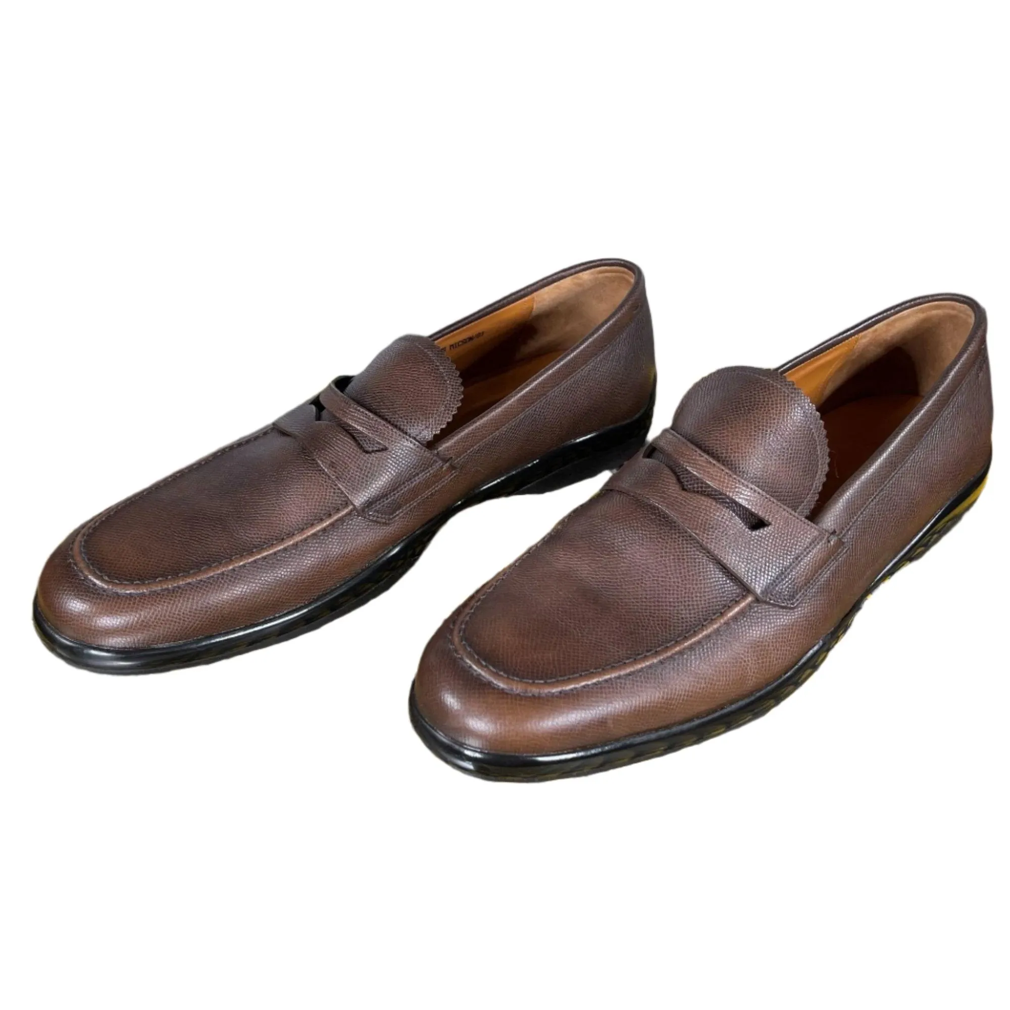Bally Micson Coffee Leather Loafers