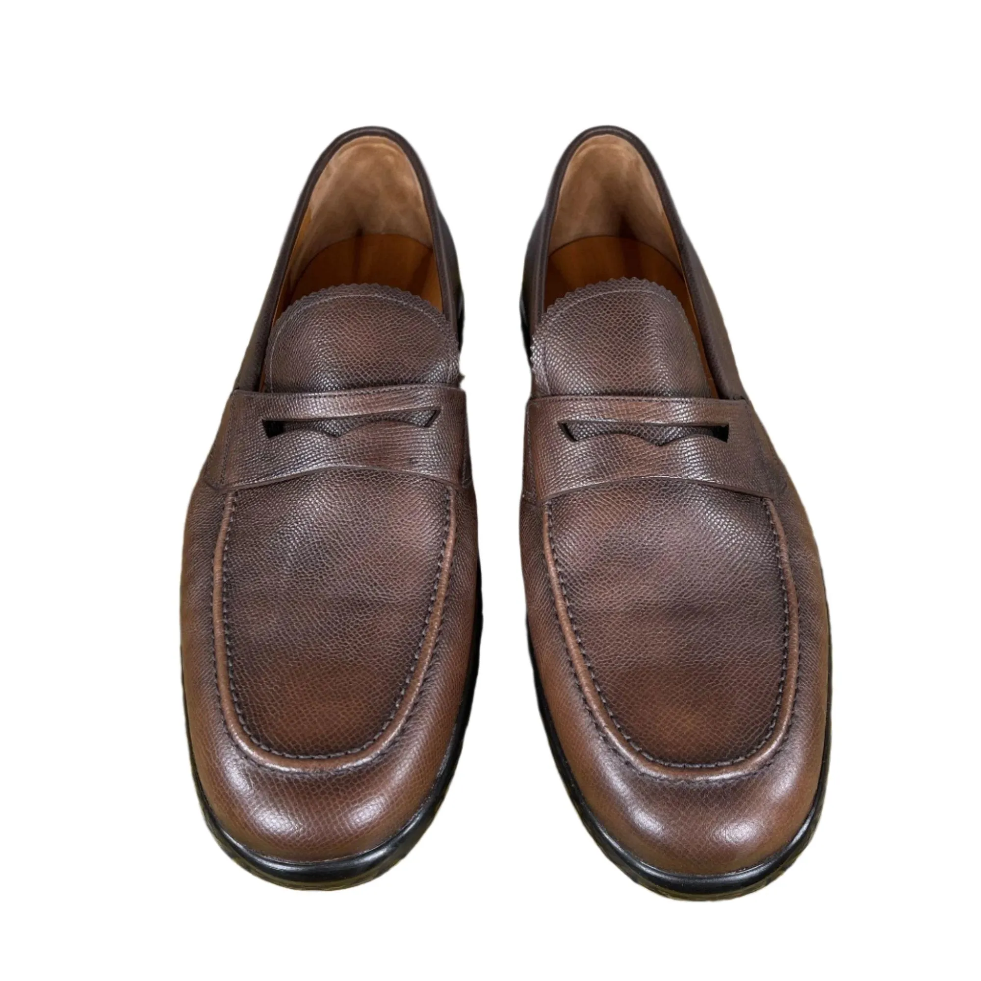 Bally Micson Coffee Leather Loafers