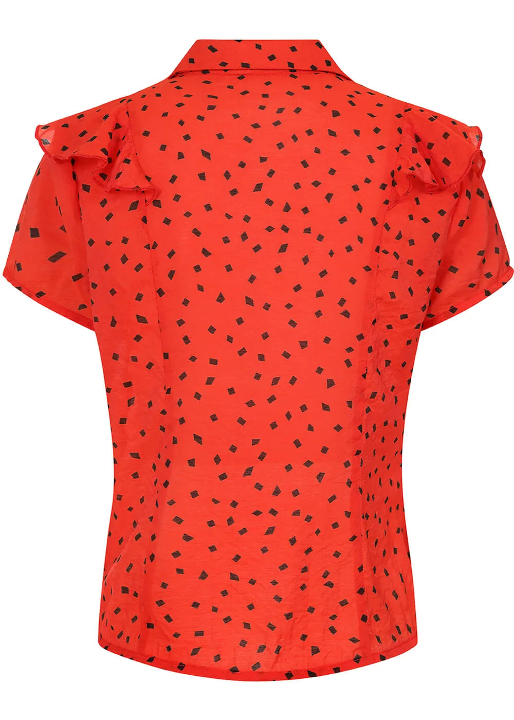 Banned Ruby Blouse Red