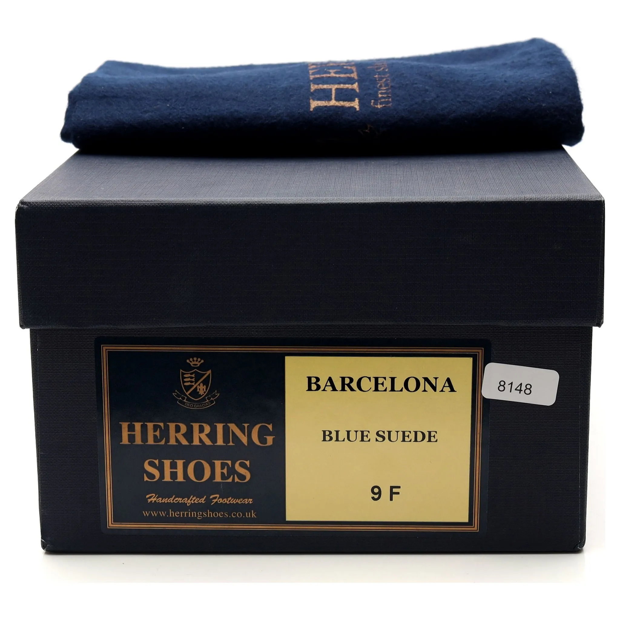 'Barcelona' Blue Suede Tassel Loafers UK 9 F
