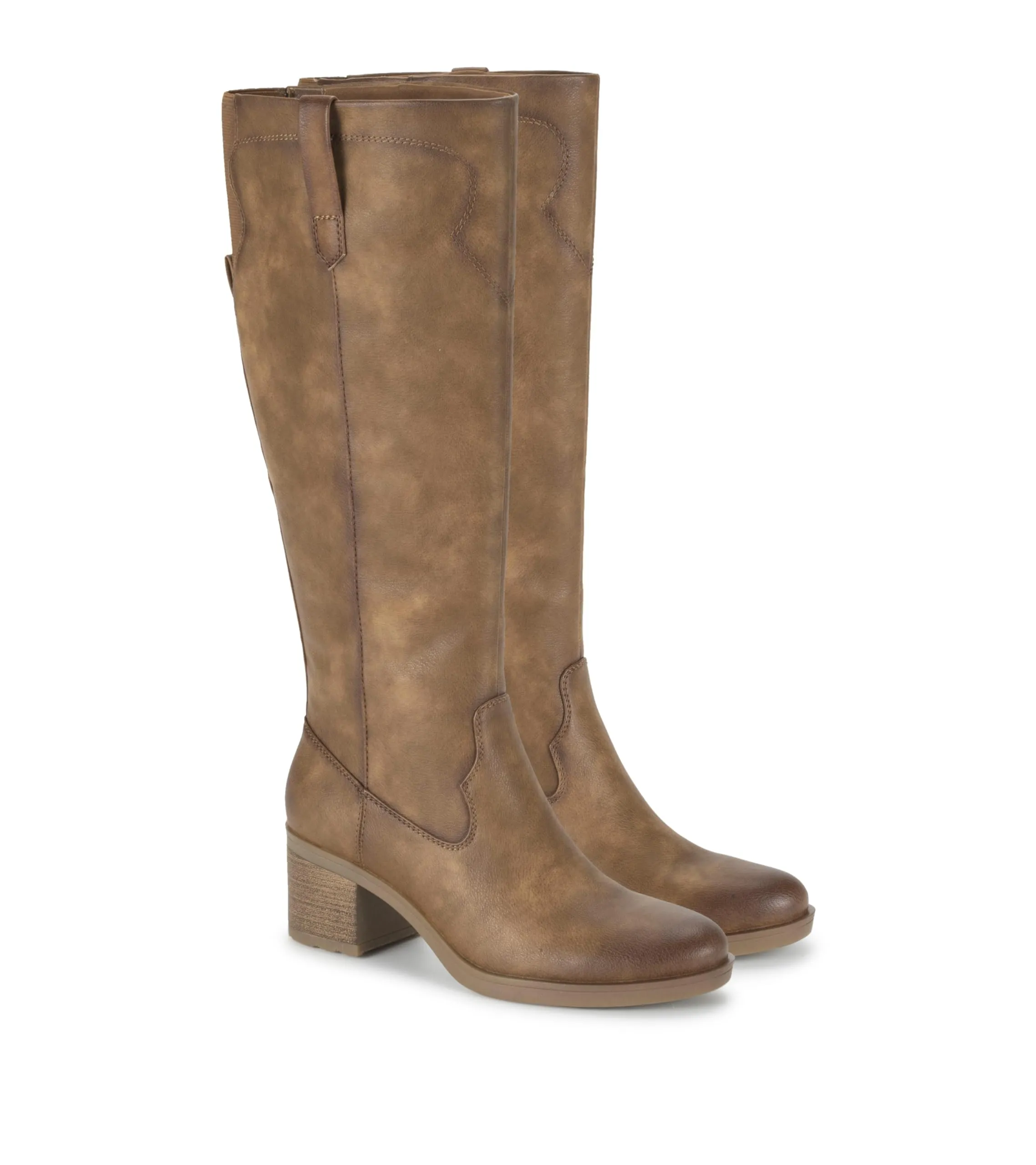 BareTraps Womens Auburn Western Cowboy, Western Boots Brown 6.5 Medium (B,M)