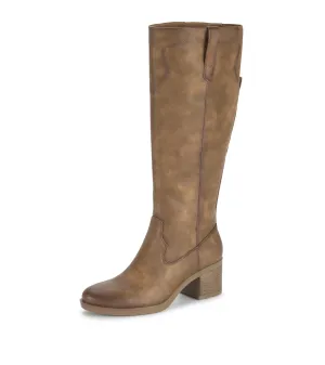 BareTraps Womens Auburn Western Cowboy, Western Boots Brown 6.5 Medium (B,M)