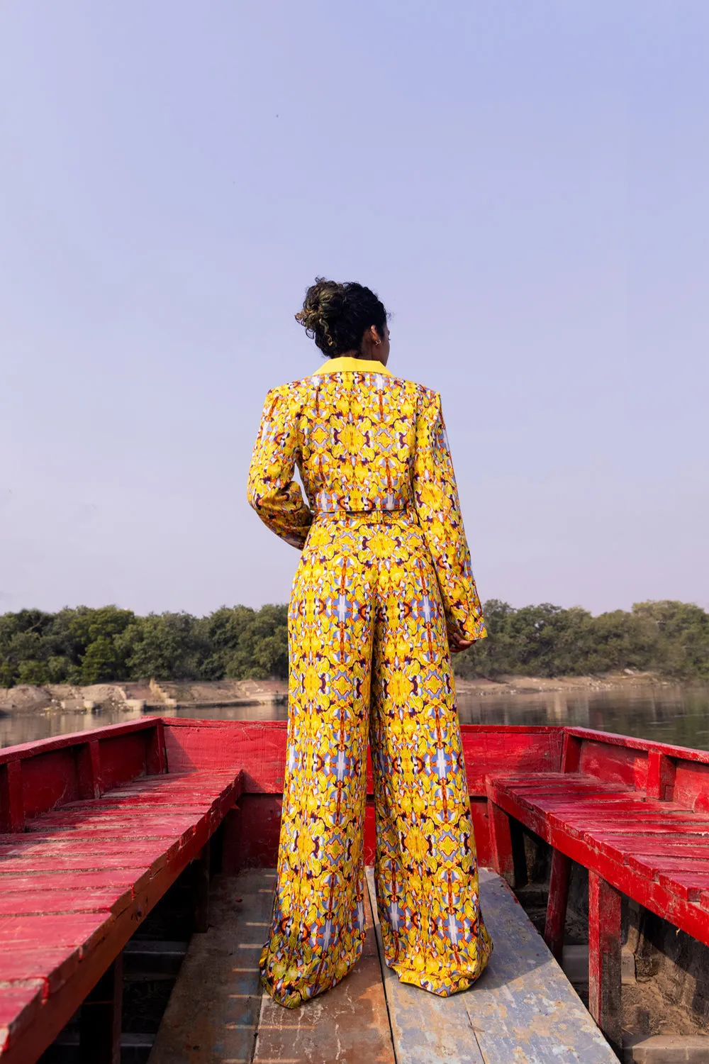 Baroque Co-Ord Set Ii      (Baroque Cropped Blazer   Baroque Trousers)