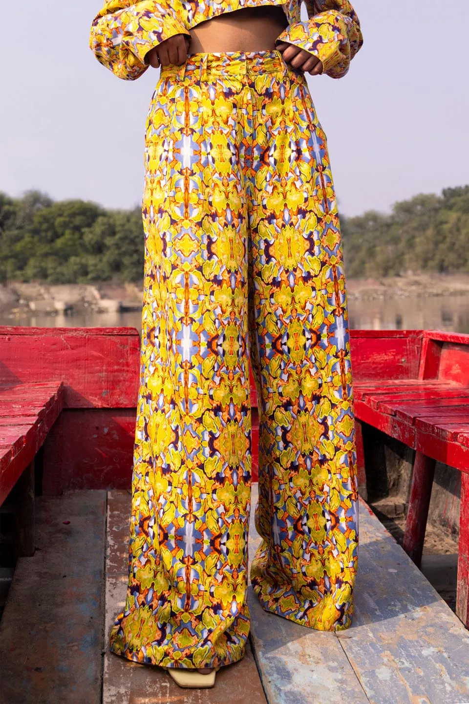 Baroque Co-Ord Set Ii      (Baroque Cropped Blazer   Baroque Trousers)