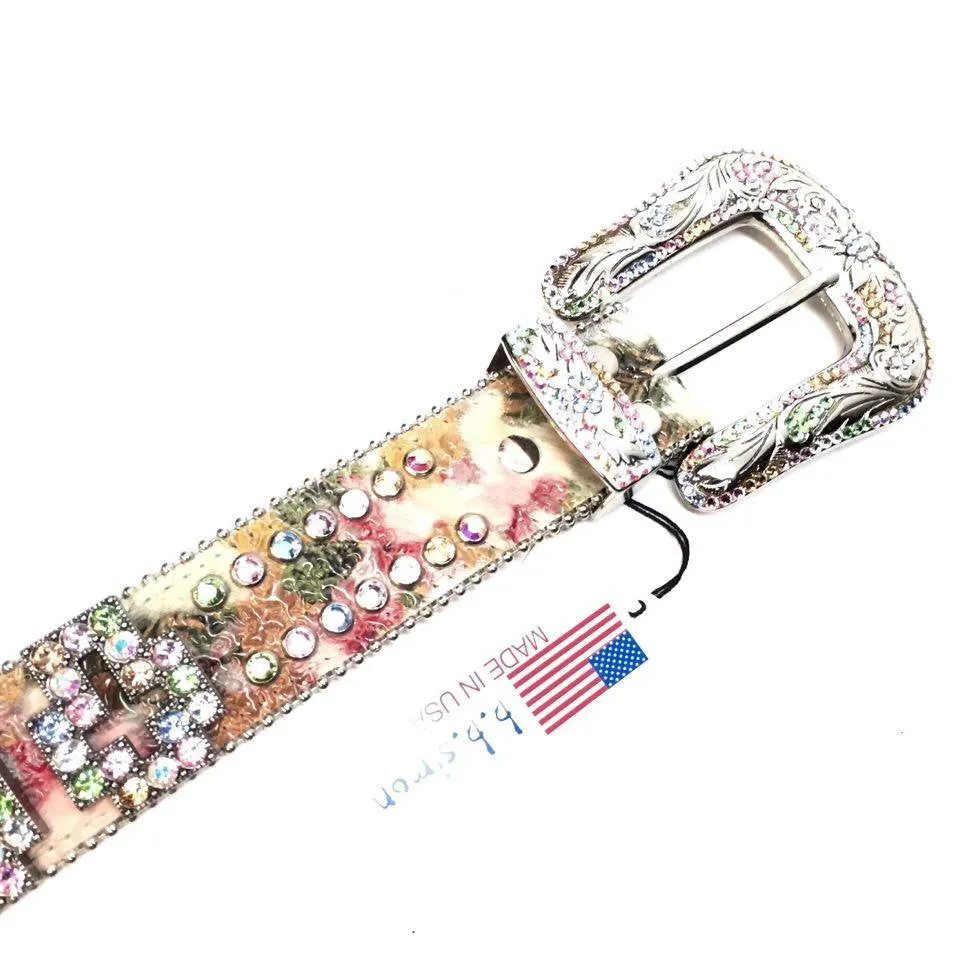 b.b. Simon Royal Pony Cross Crystal Belt