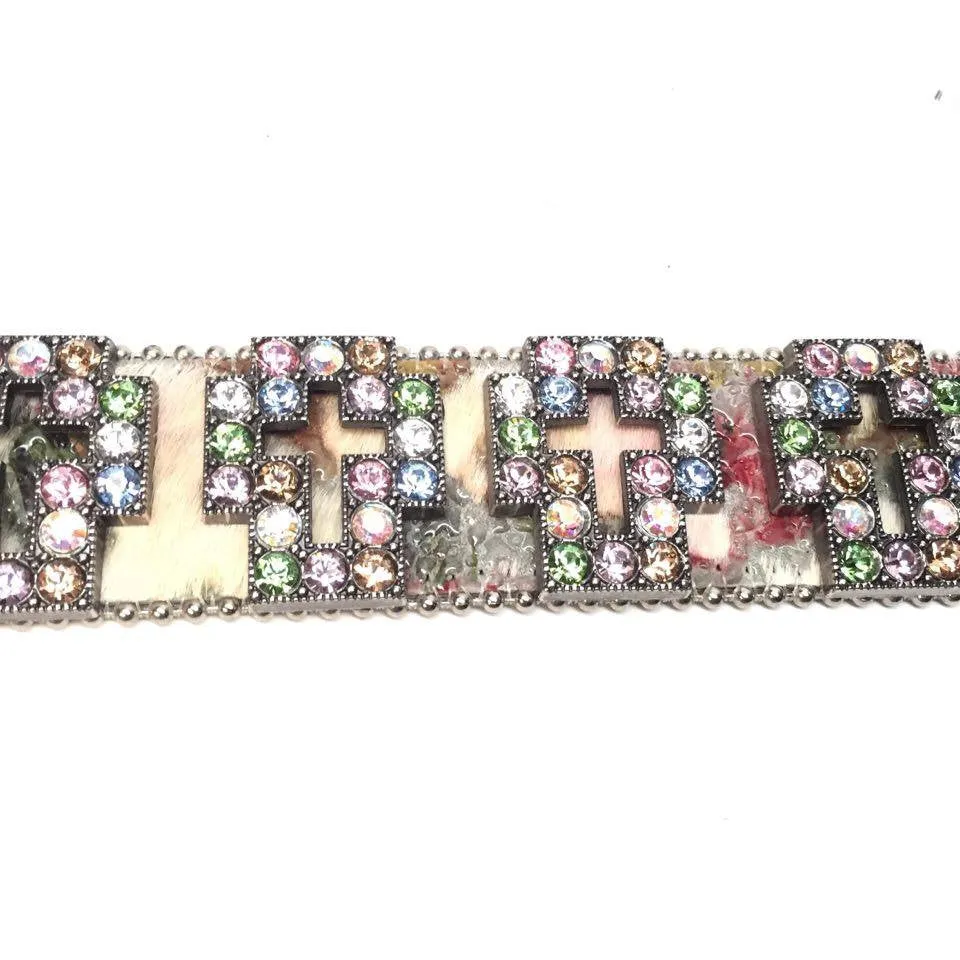 b.b. Simon Royal Pony Cross Crystal Belt