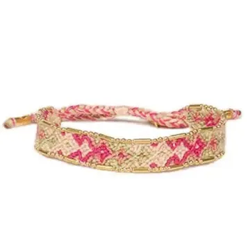 Beaded friendship bracelet, multiple colors