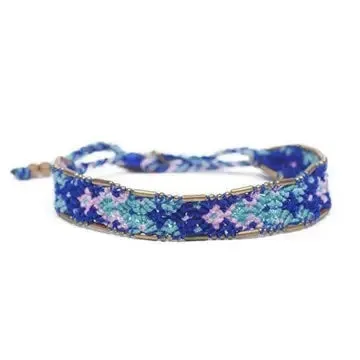 Beaded friendship bracelet, multiple colors