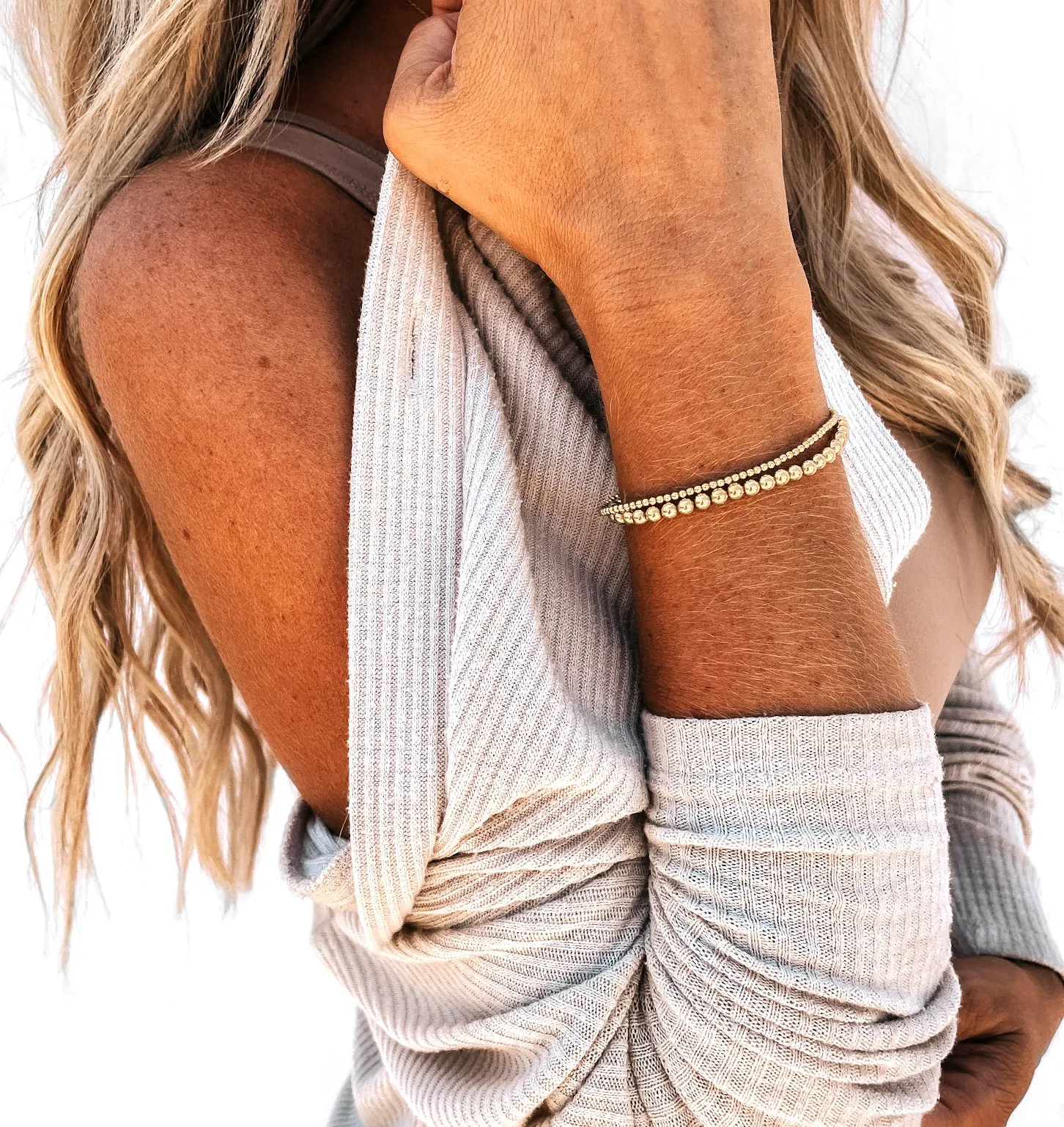 Beaded Stacking Bracelet Set